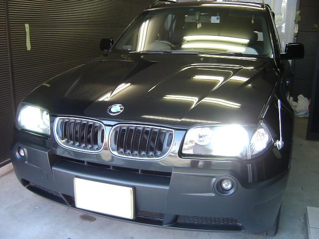 ＢＭＷ　Ｘ3☆大阪・デッキ・ＨＩＤ・ＬＥＤ取り付け