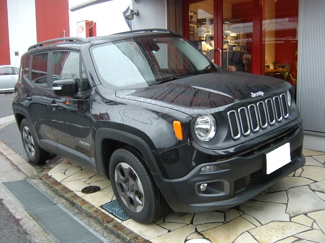 大阪・JEEP★持ち込みルームミラー・バックカメラ取り付け