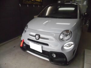 大阪・ABARTH 595C esseesse☆スピーカー・ウーファー取り付け