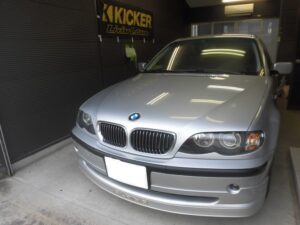 ＢＭＷ　アルピナB3S・大阪☆ソニックデザイン　スピーカー交換