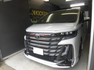 大阪・ヴェルファイア☆KICKER・前後スピーカーフル交換