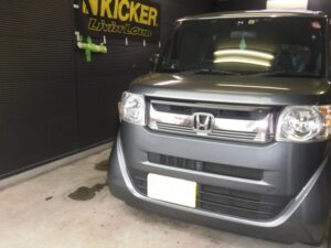 大阪・N-BOXスラッシュ☆ソニックデザイン・スピーカー交換