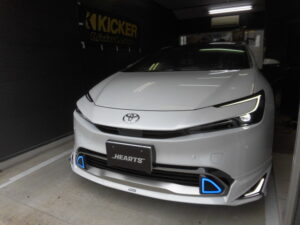 大阪・プリウス☆KICKER・スピーカーポン付けセット取り付け
