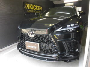 大阪・レクサスRX☆KICKERスピーカーポン付けセット取り付け