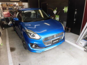 大阪・スイフトスポーツ☆ソニックデザインスピーカー交換・DSPプロセッサー取り付け